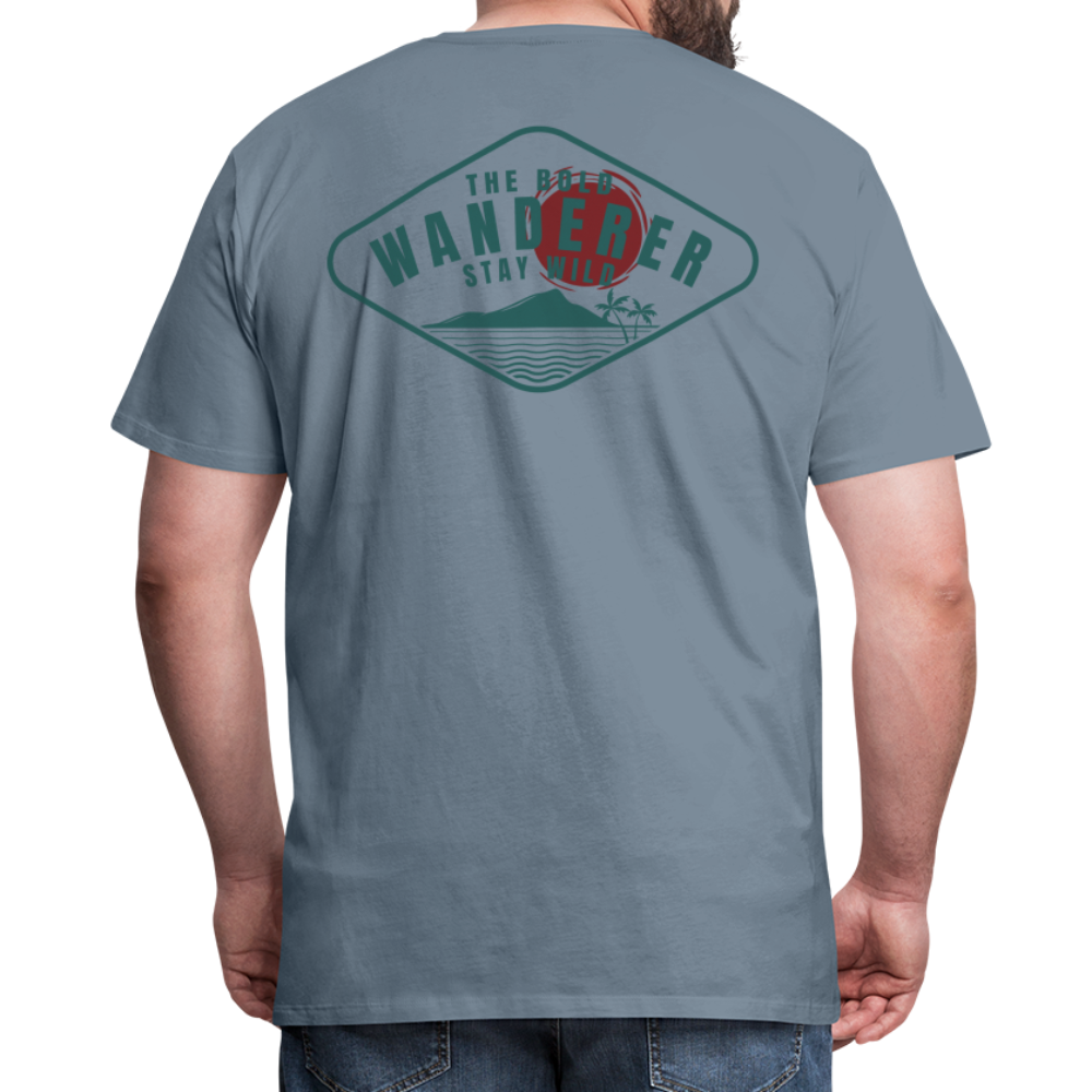 Paradise Wanderer T-Shirt - steel blue