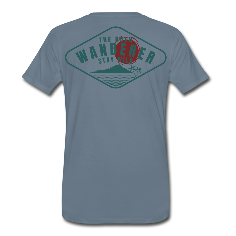 Paradise Wanderer T-Shirt - steel blue