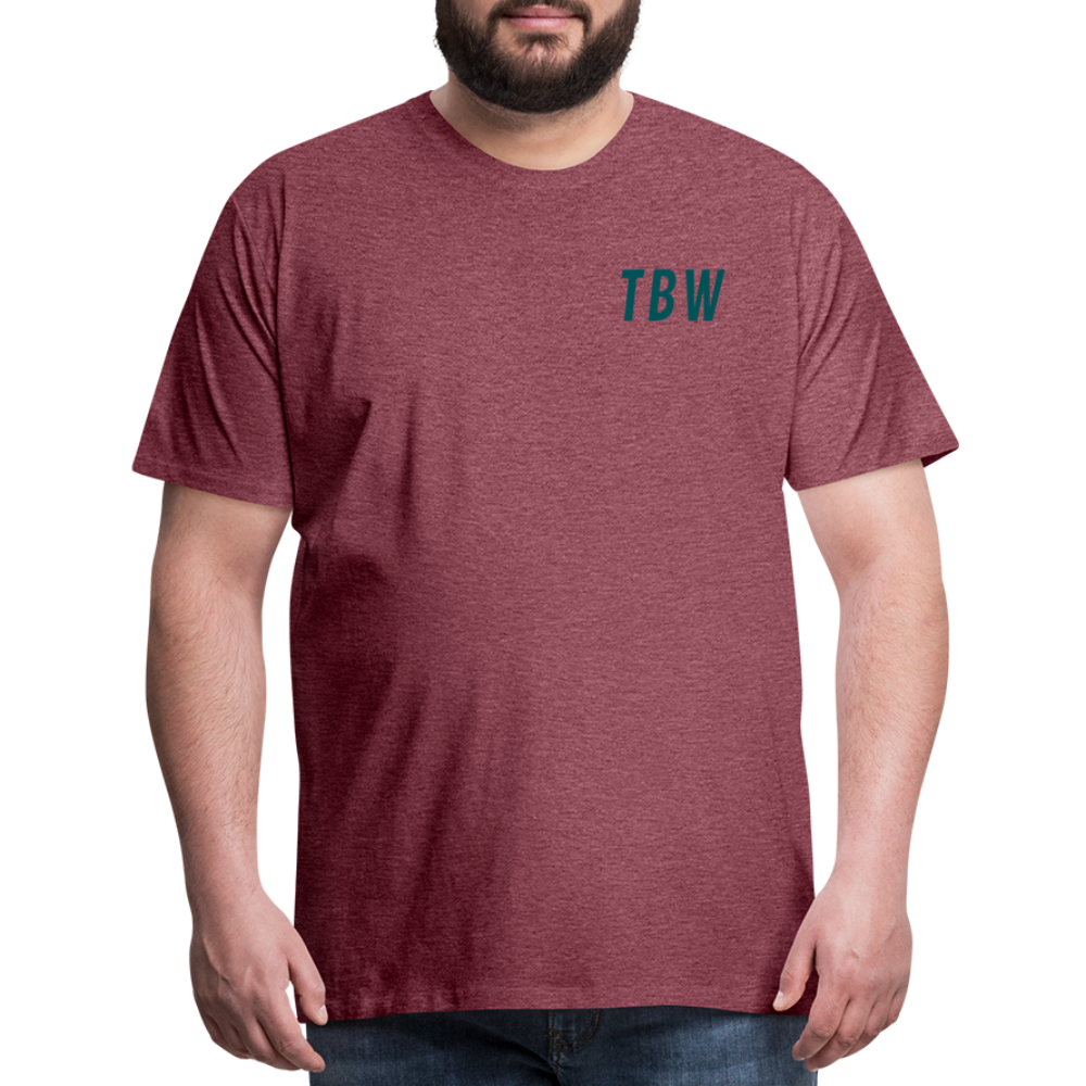 Paradise Wanderer T-Shirt - heather burgundy