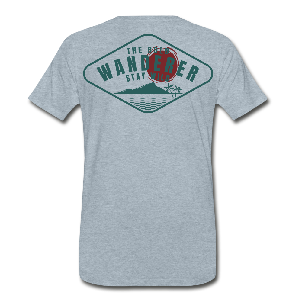Paradise Wanderer T-Shirt - heather ice blue