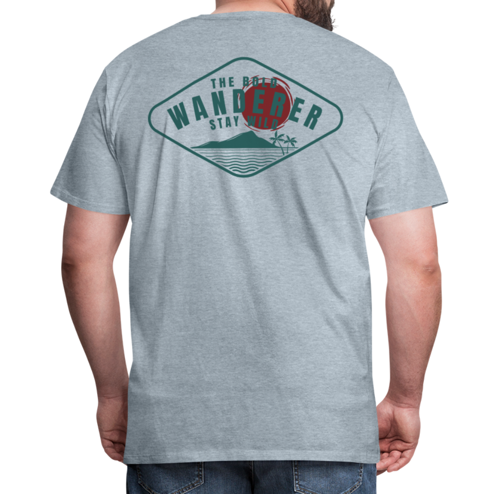 Paradise Wanderer T-Shirt - heather ice blue