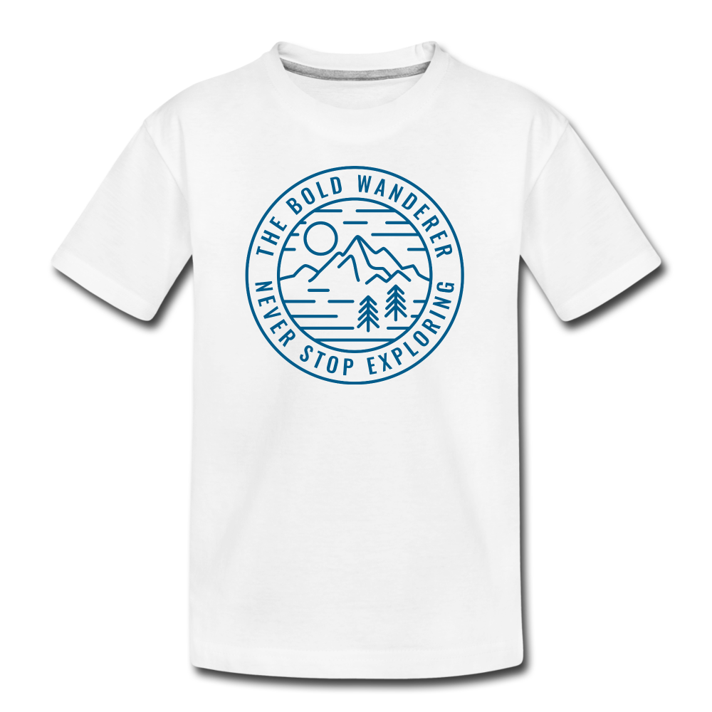 Kid’s Bold Mountains Tee - white