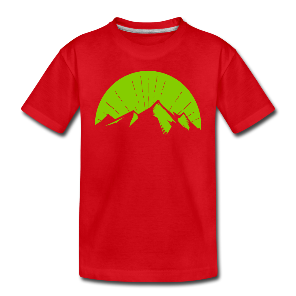 Kids' Mountain Shirt - red