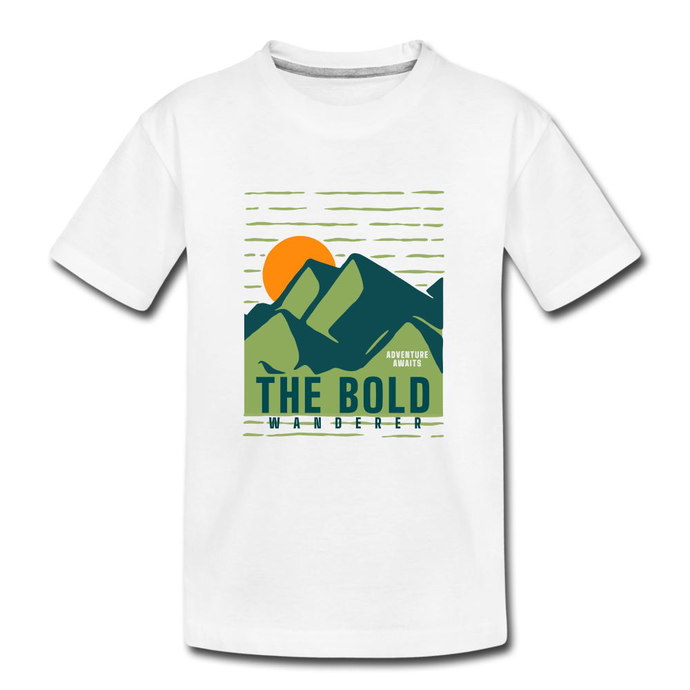 Kid’s Sunrise Mountains - white