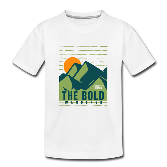 Kid’s Sunrise Mountains - white