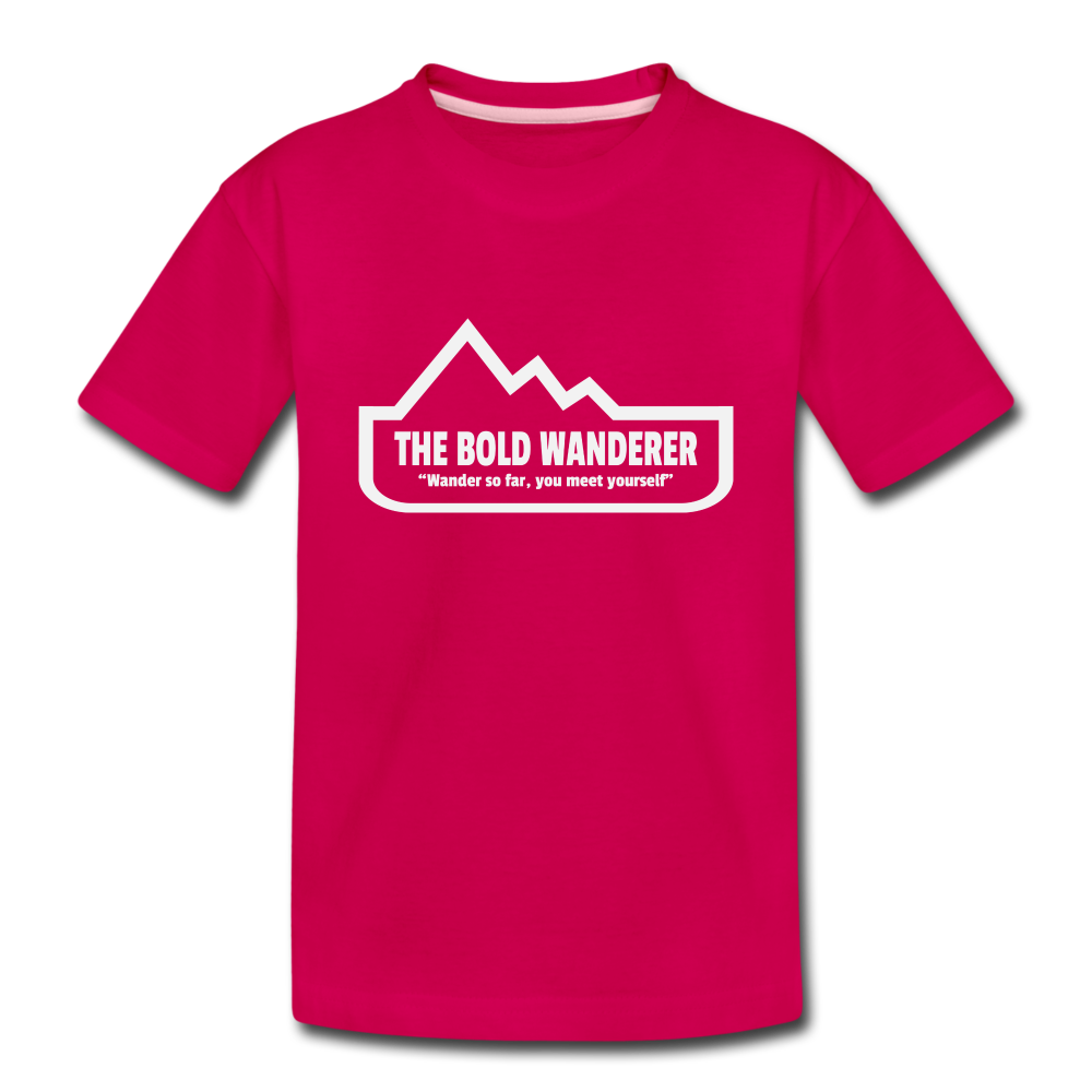 Toddler Bold T-Shirt - dark pink