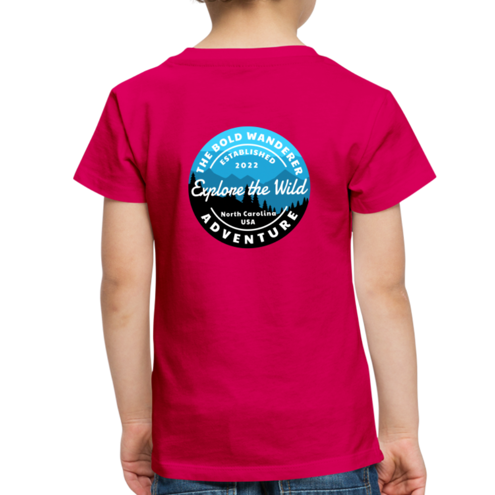 Toddler Explore T-Shirt - dark pink