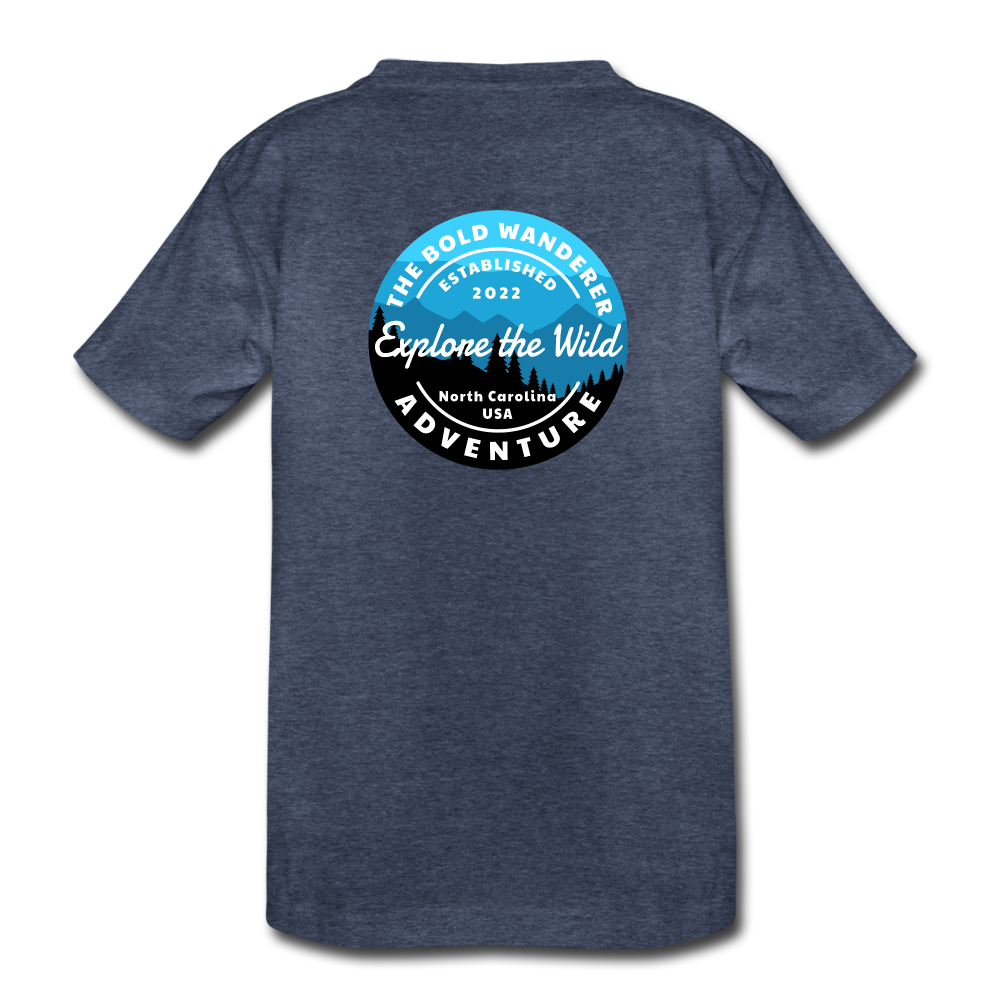Toddler Explore T-Shirt - heather blue