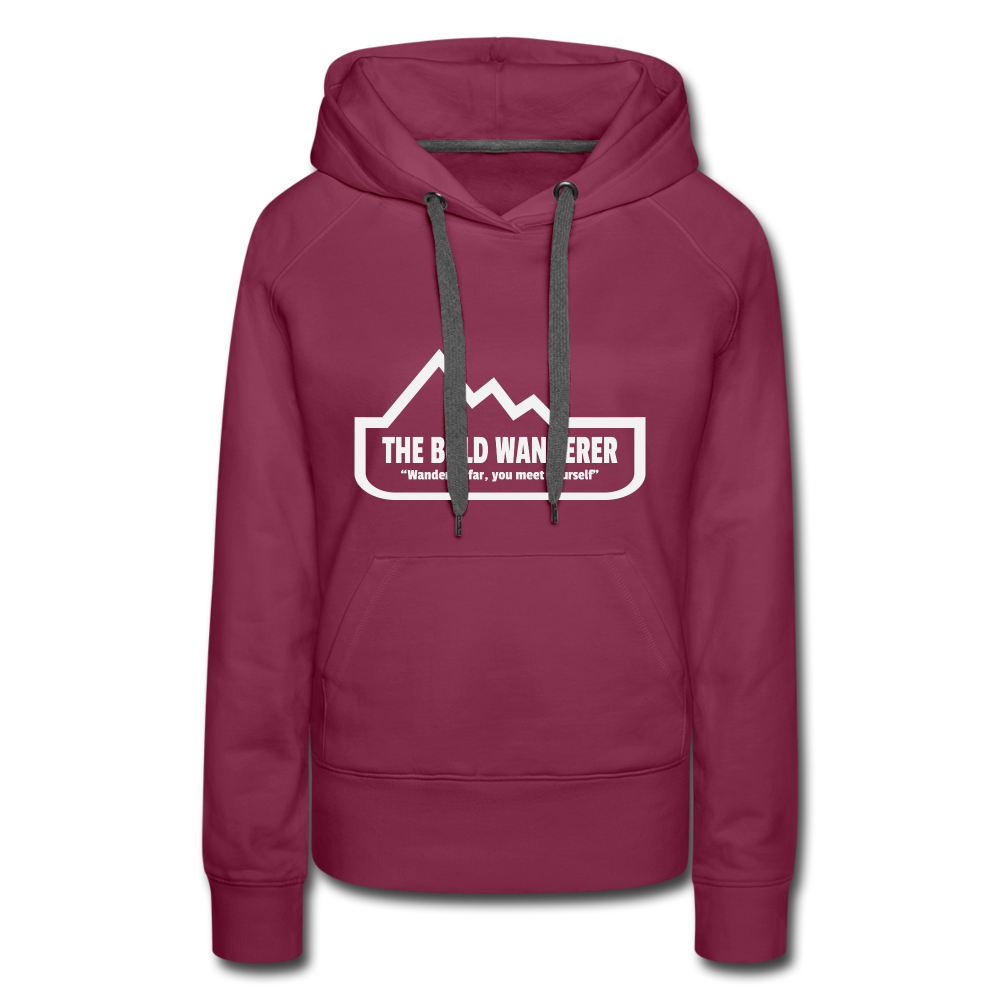 Women’s Bold Hoodie - burgundy