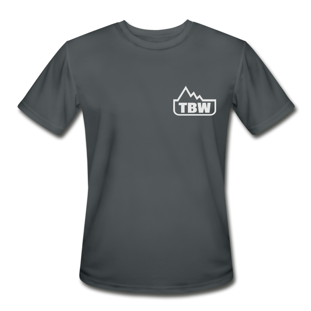Men’s Moisture Wicking Performance T-Shirt - charcoal