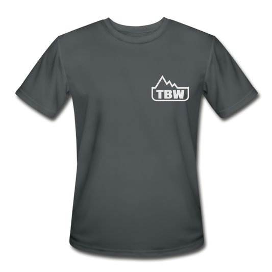 Men’s Moisture Wicking Performance T-Shirt - charcoal