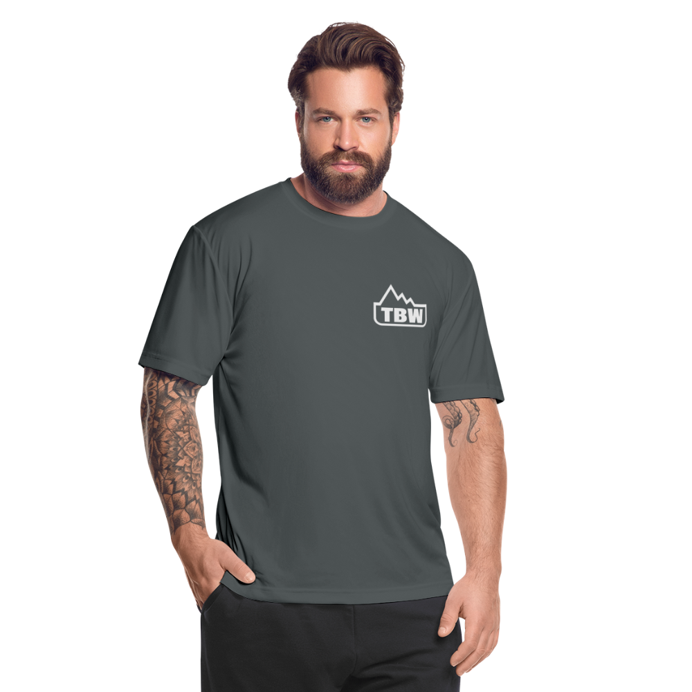 Men’s Moisture Wicking Performance T-Shirt - charcoal