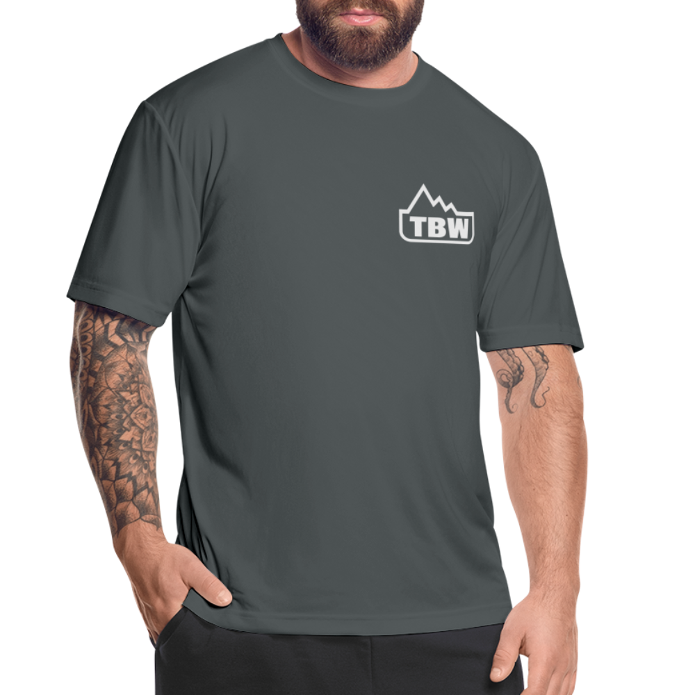 Men’s Moisture Wicking Performance T-Shirt - charcoal