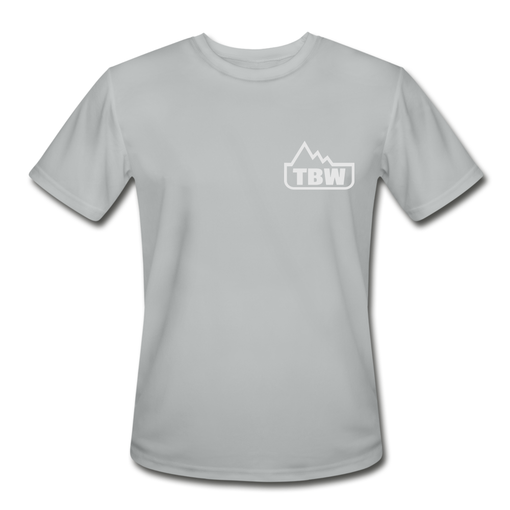 Men’s Moisture Wicking Performance T-Shirt - silver