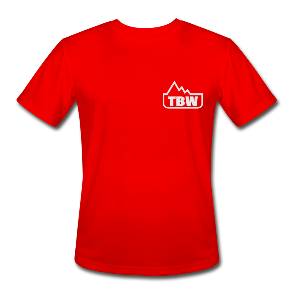 Men’s Moisture Wicking Performance T-Shirt - red