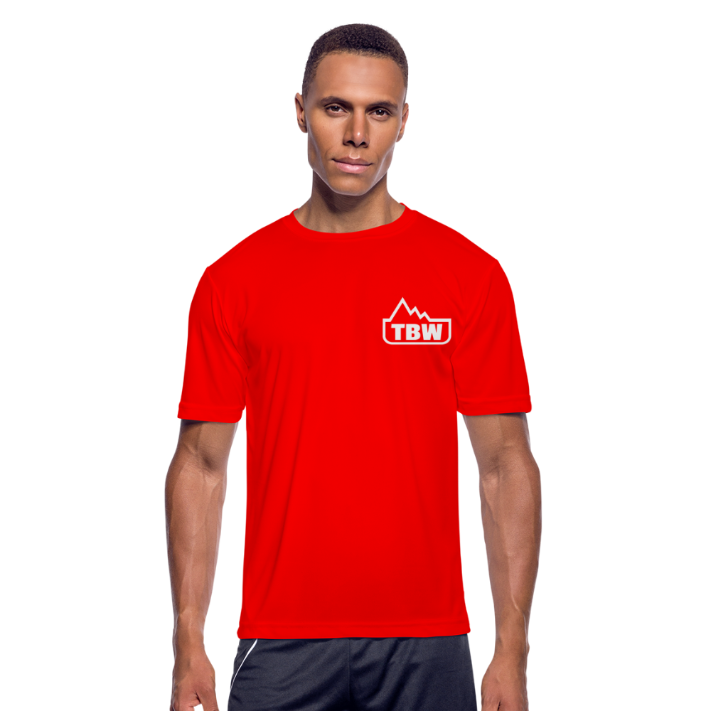 Men’s Moisture Wicking Performance T-Shirt - red