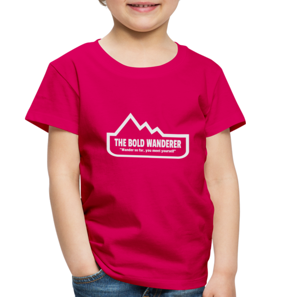 Toddler Bold T-Shirt - dark pink