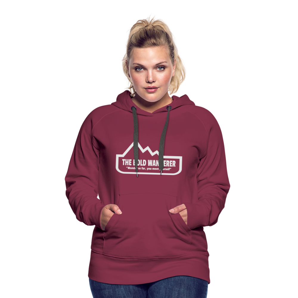 Women’s Bold Hoodie - burgundy