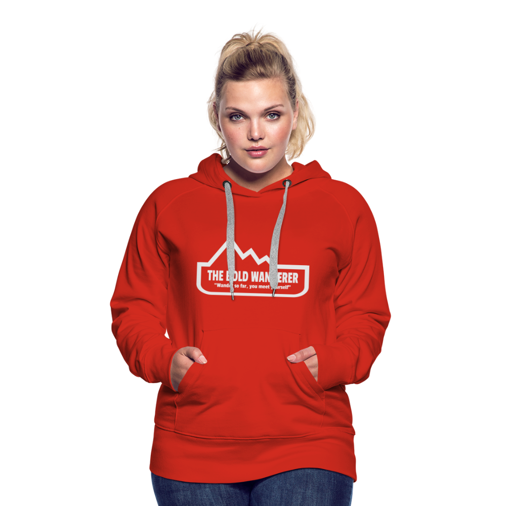 Women’s Bold Hoodie - red