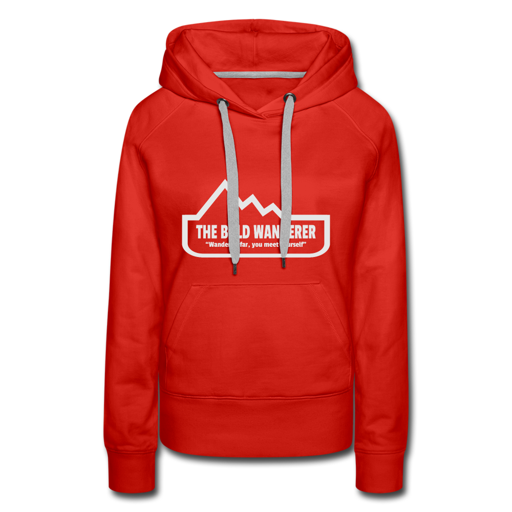 Women’s Bold Hoodie - red