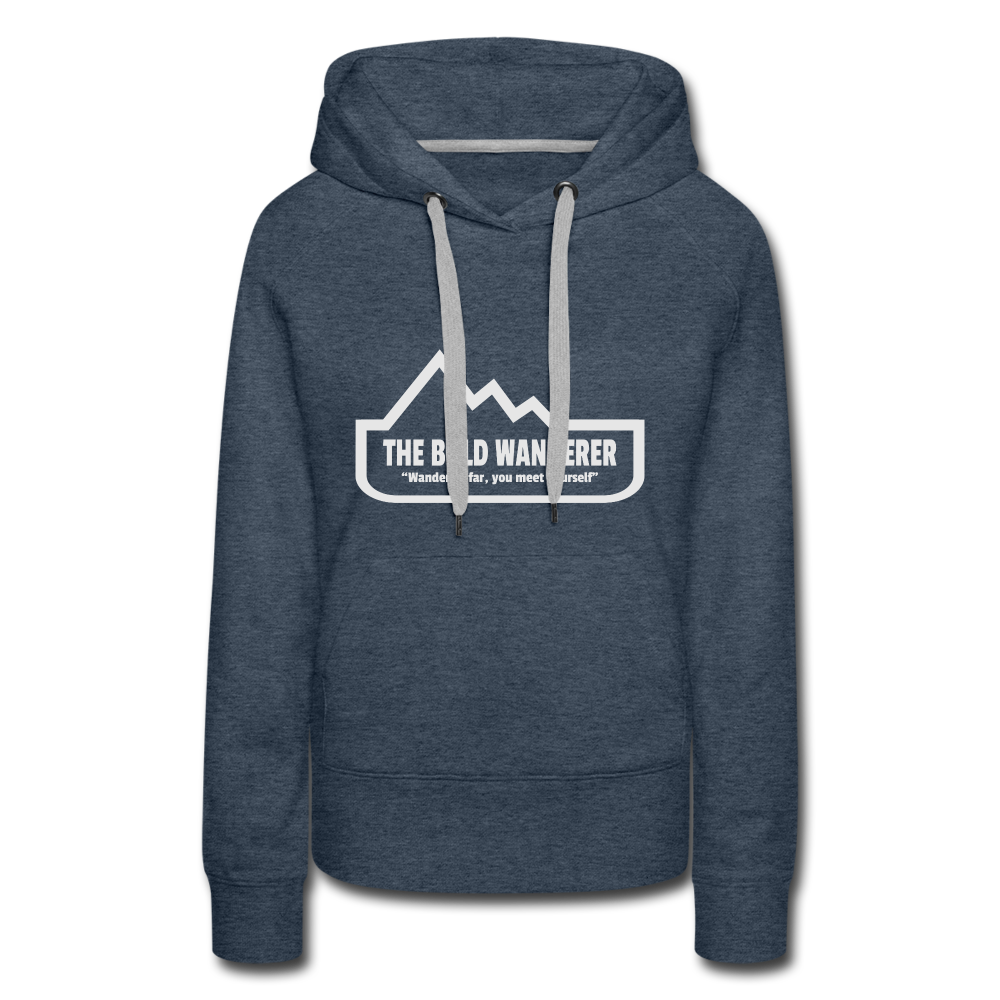 Women’s Bold Hoodie - heather denim