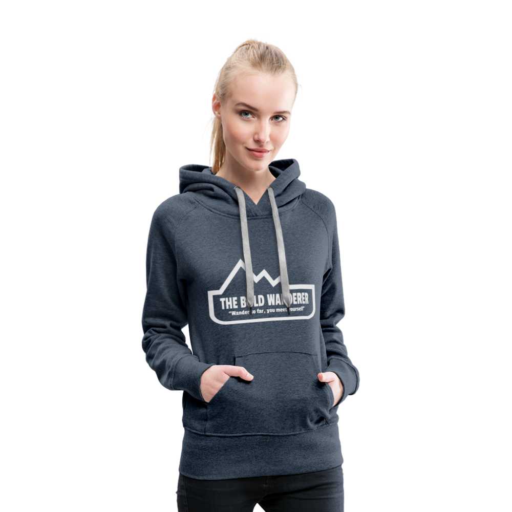 Women’s Bold Hoodie - heather denim