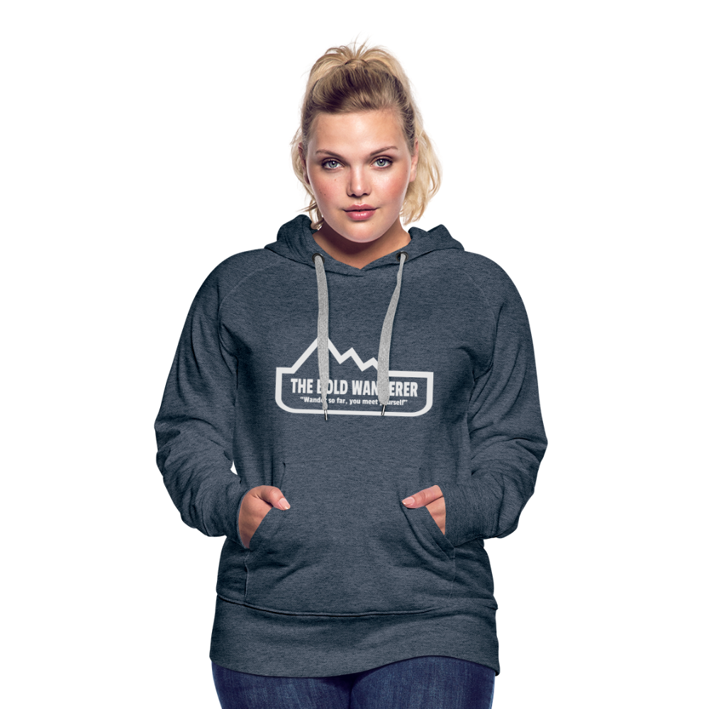 Women’s Bold Hoodie - heather denim