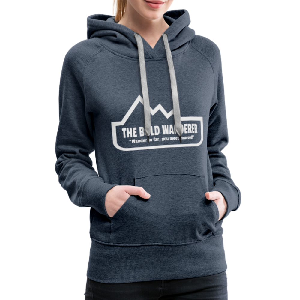 Women’s Bold Hoodie - heather denim