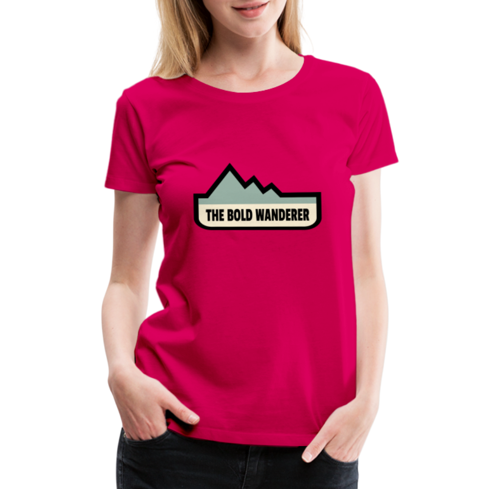 Women’s Bold T-Shirt - dark pink