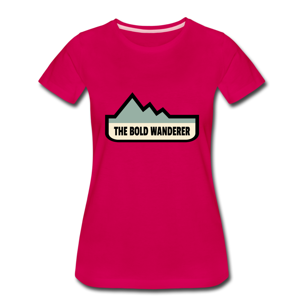 Women’s Bold T-Shirt - dark pink