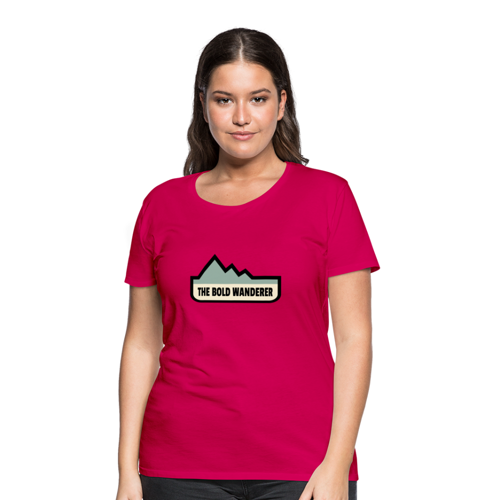 Women’s Bold T-Shirt - dark pink