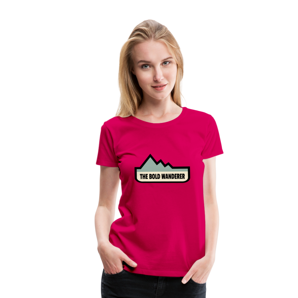 Women’s Bold T-Shirt - dark pink