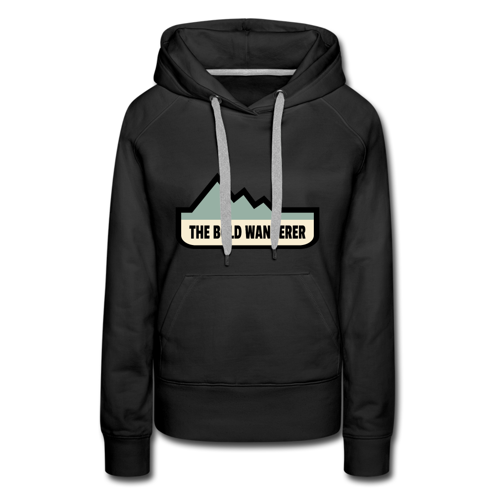 Women’s Bold Color Hoodie - black