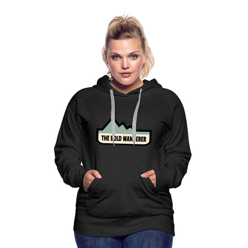 Women’s Bold Color Hoodie - black