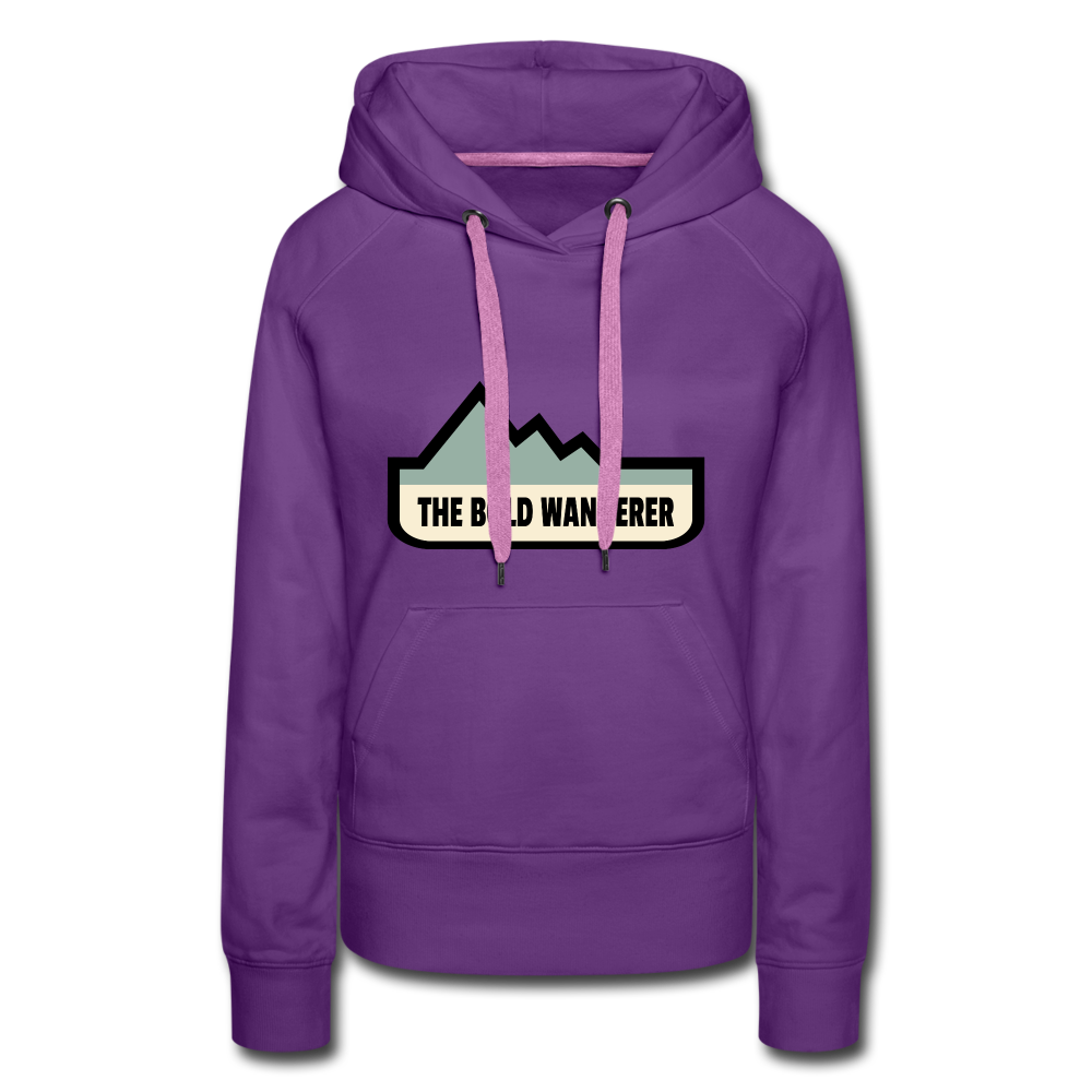 Women’s Bold Color Hoodie - purple