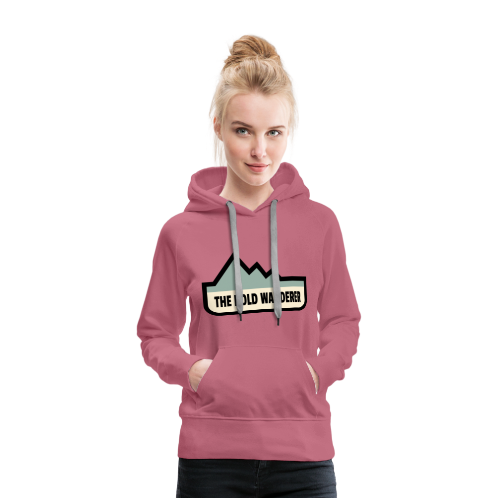 Women’s Bold Color Hoodie - mauve