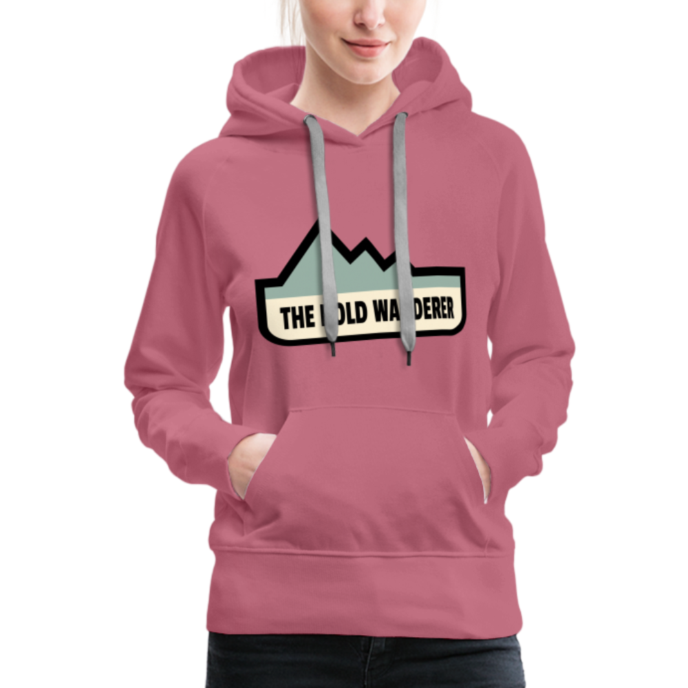 Women’s Bold Color Hoodie - mauve
