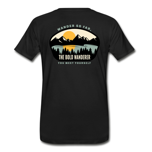 Bold Lake Mountains Tee - black