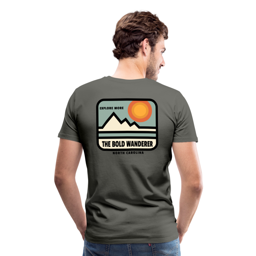 Bold Explore More Tee - asphalt gray