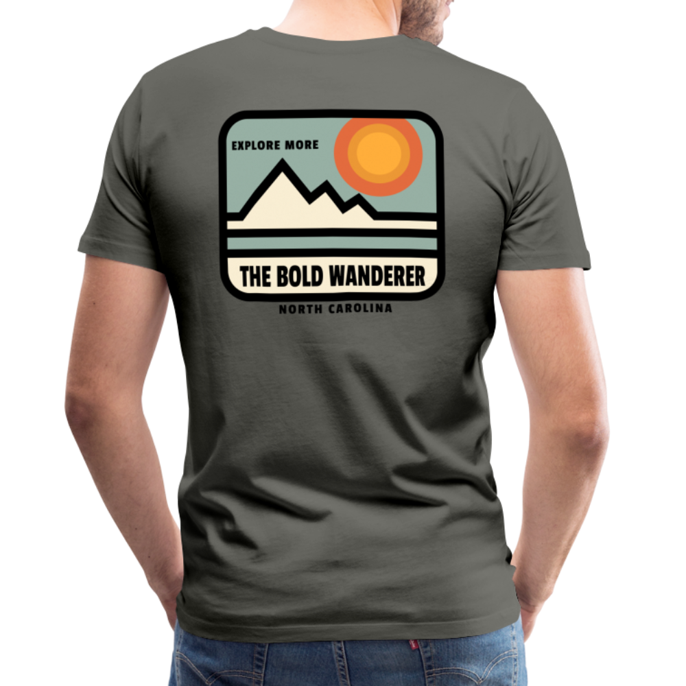Bold Explore More Tee - asphalt gray