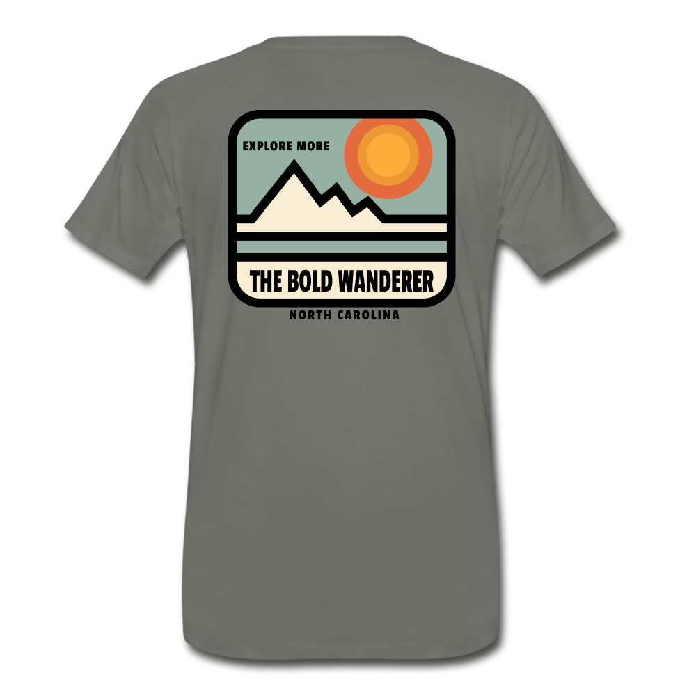 Bold Explore More Tee - asphalt gray