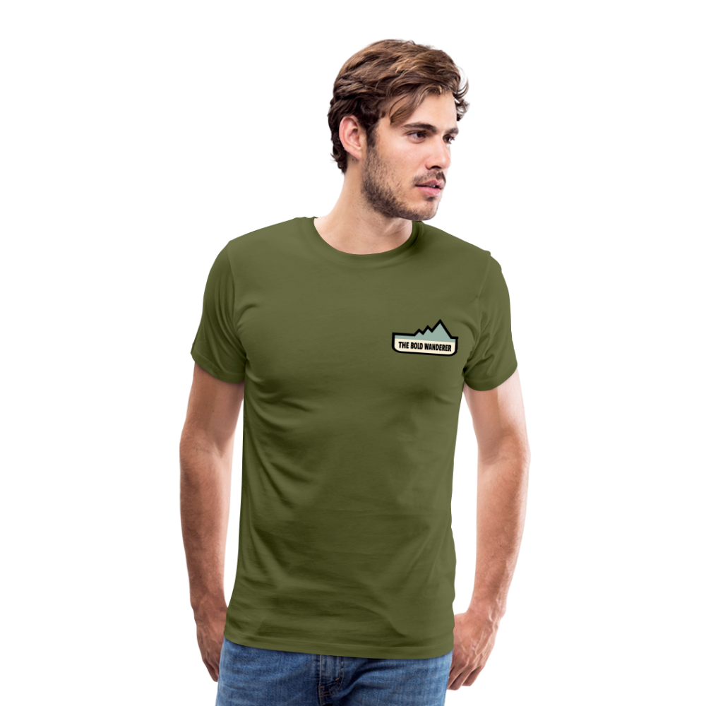 Bold Explore More Tee - olive green