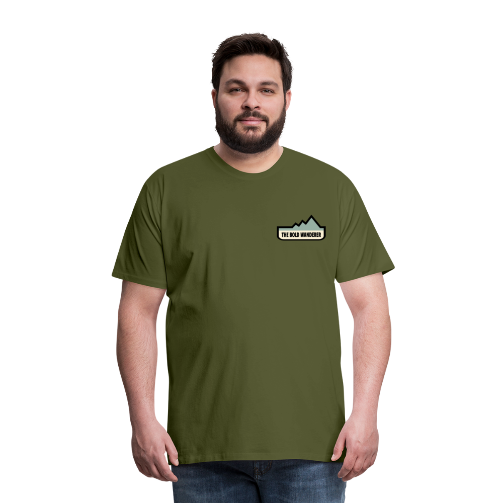 Bold Explore More Tee - olive green