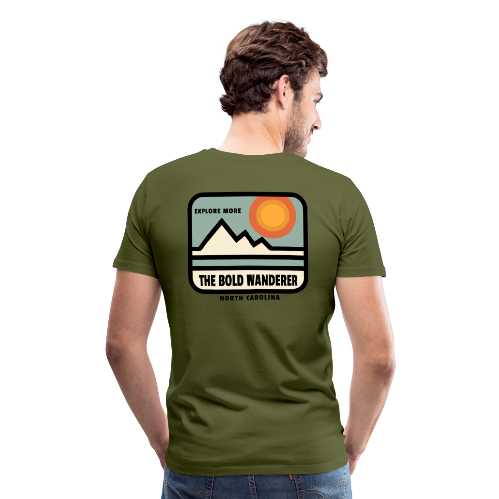 Bold Explore More Tee - olive green