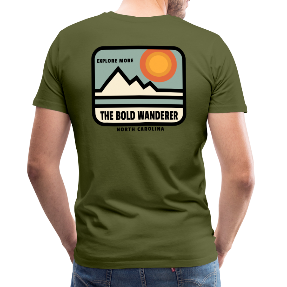 Bold Explore More Tee - olive green