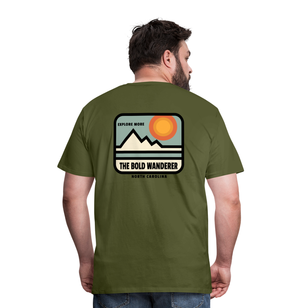 Bold Explore More Tee - olive green