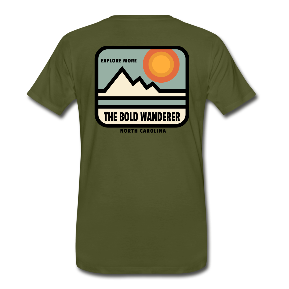 Bold Explore More Tee - olive green