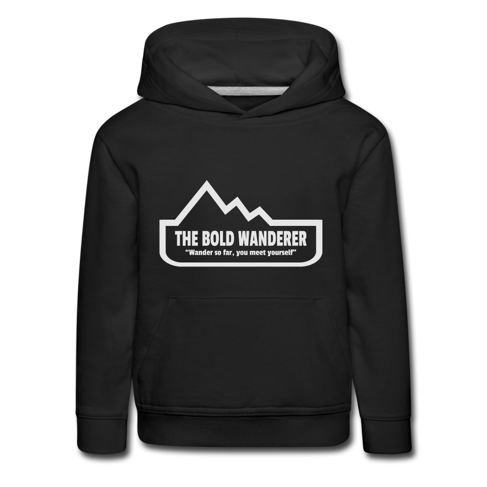 Kids‘ Bold Hoodie - black