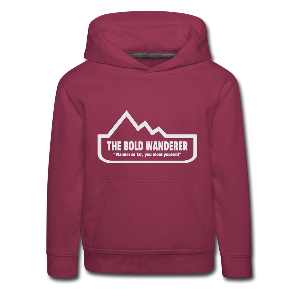 Kids‘ Bold Hoodie - burgundy
