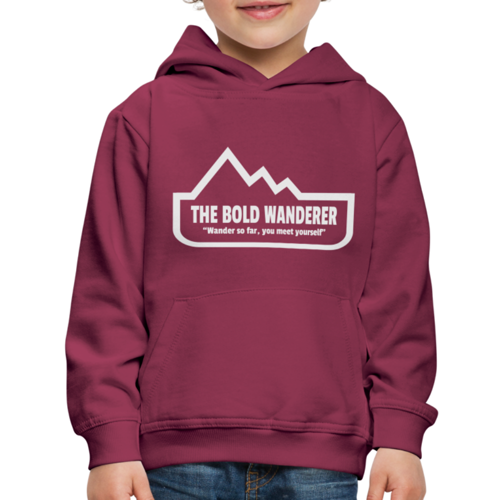 Kids‘ Bold Hoodie - burgundy
